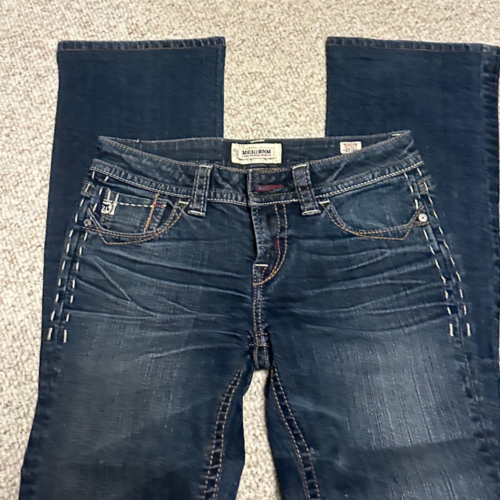 Mek Denim 2-Pair Bootcut Jeans Bundle – Dark Wash - Picture 6 of 6